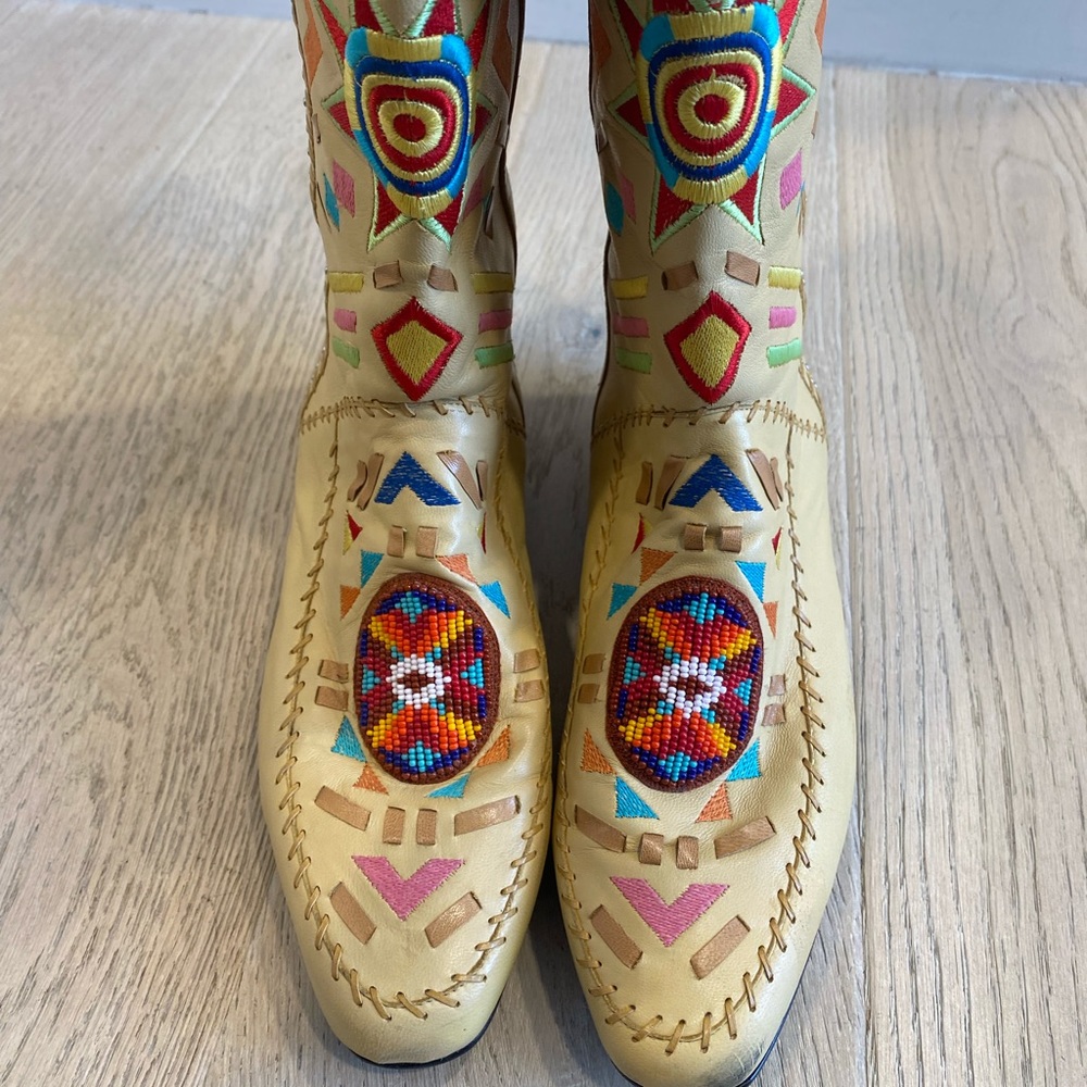 Susan Bennis/Warren Edwards Cowboy boots. Sz 7 1/2